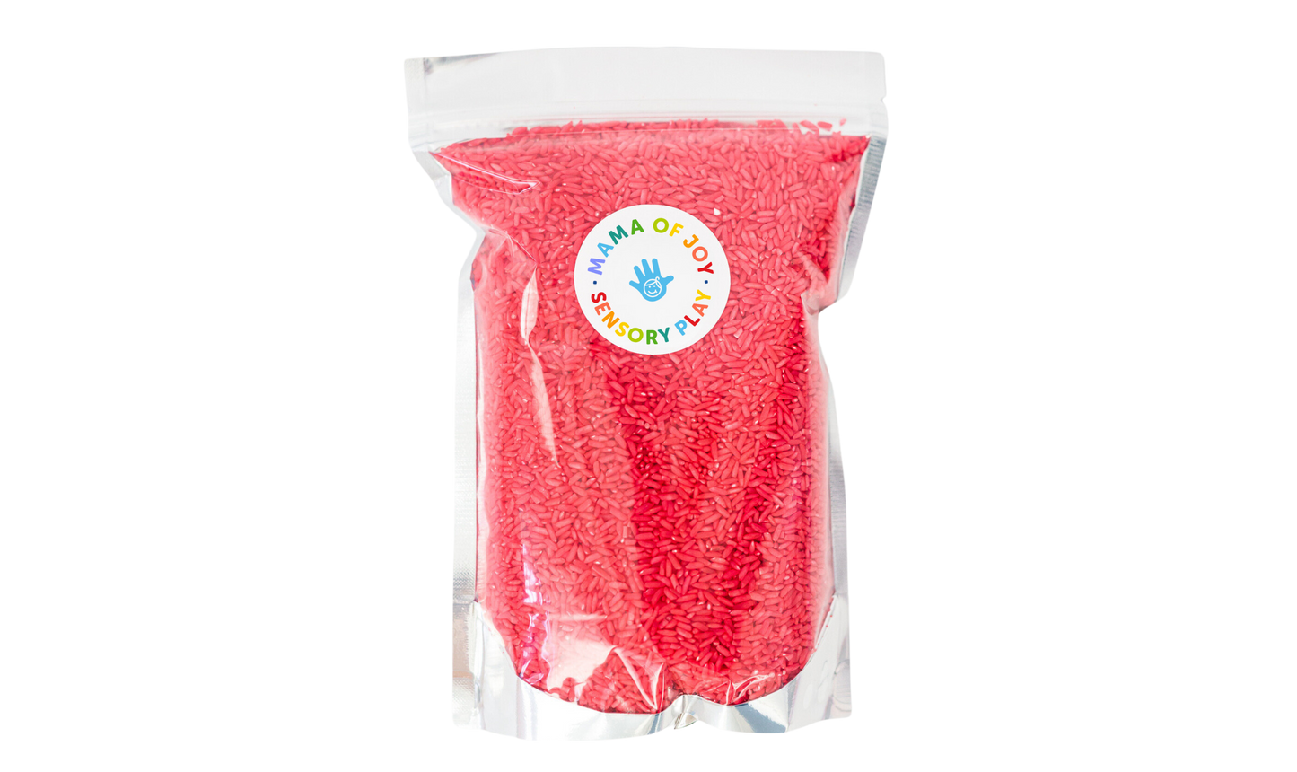 Colored Sensory Rice - 2 Lb Bag