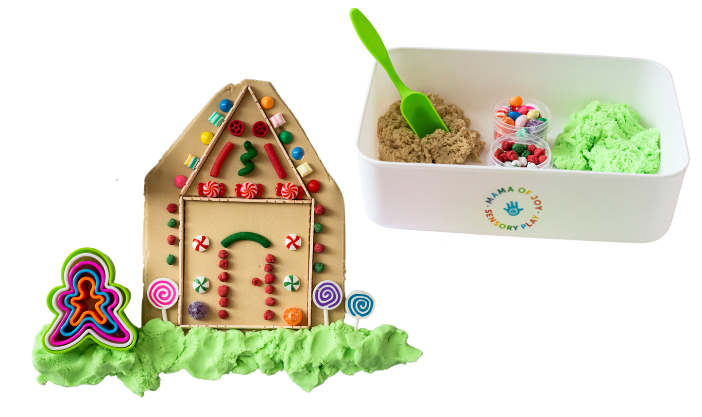 Gingerbread Mini Sensory Bin