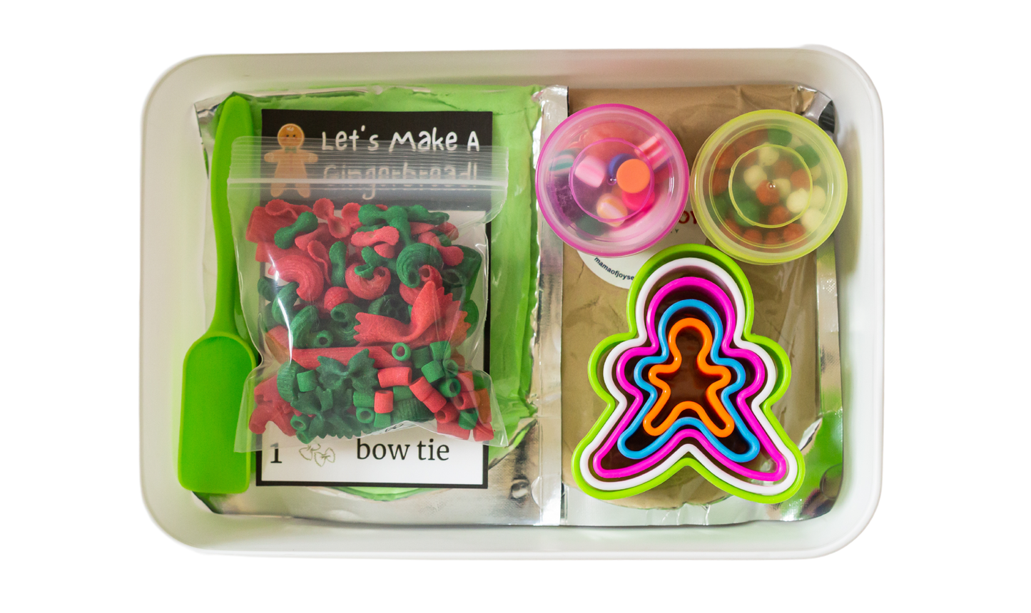 Gingerbread Mini Sensory Bin