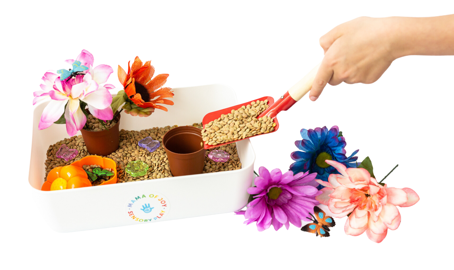 Flower Mini Sensory Bin