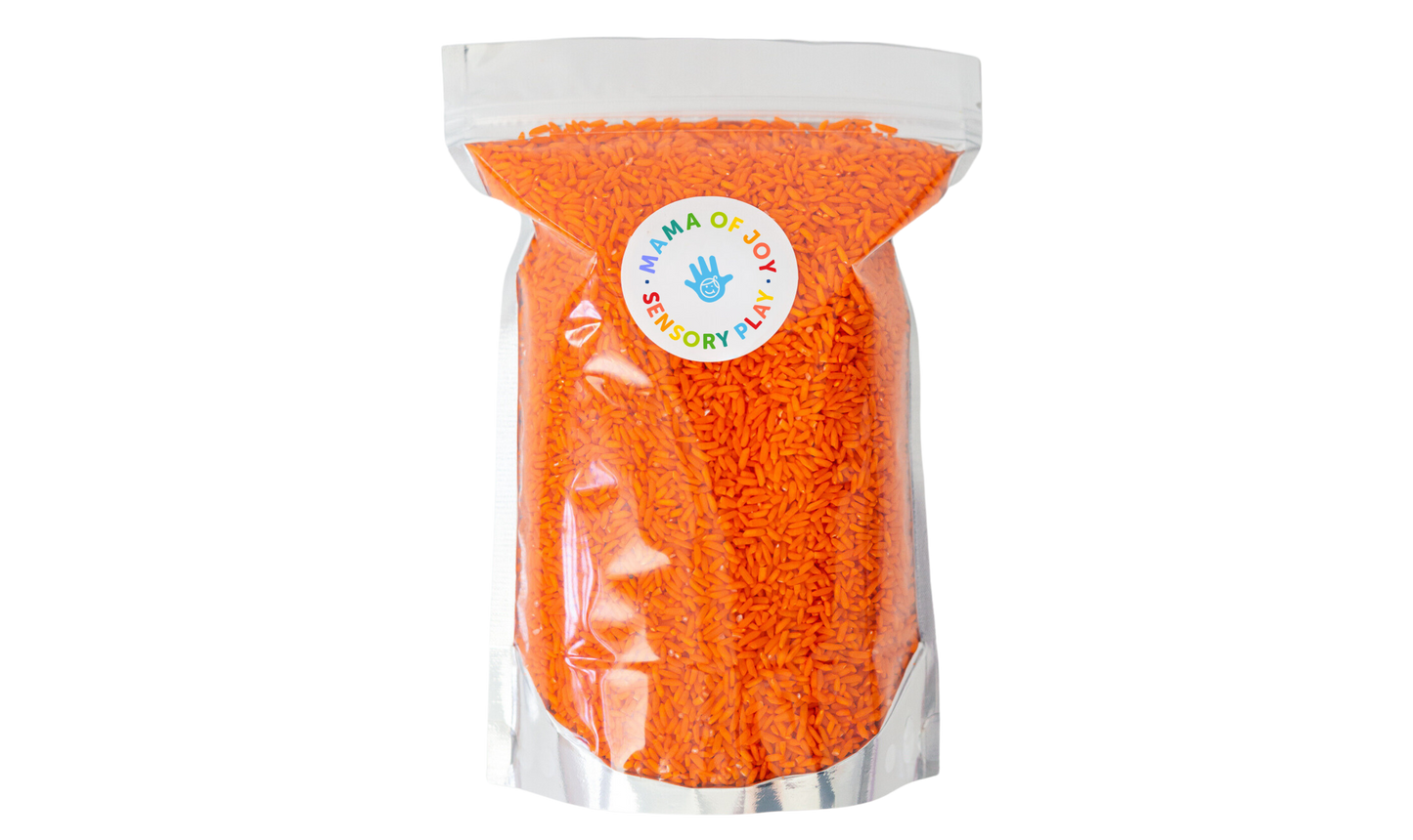 Colored Sensory Rice - 2 Lb Bag
