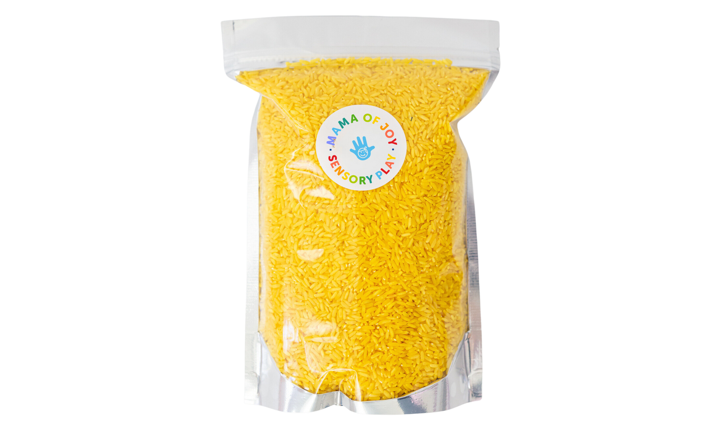 Colored Sensory Rice - 2 Lb Bag