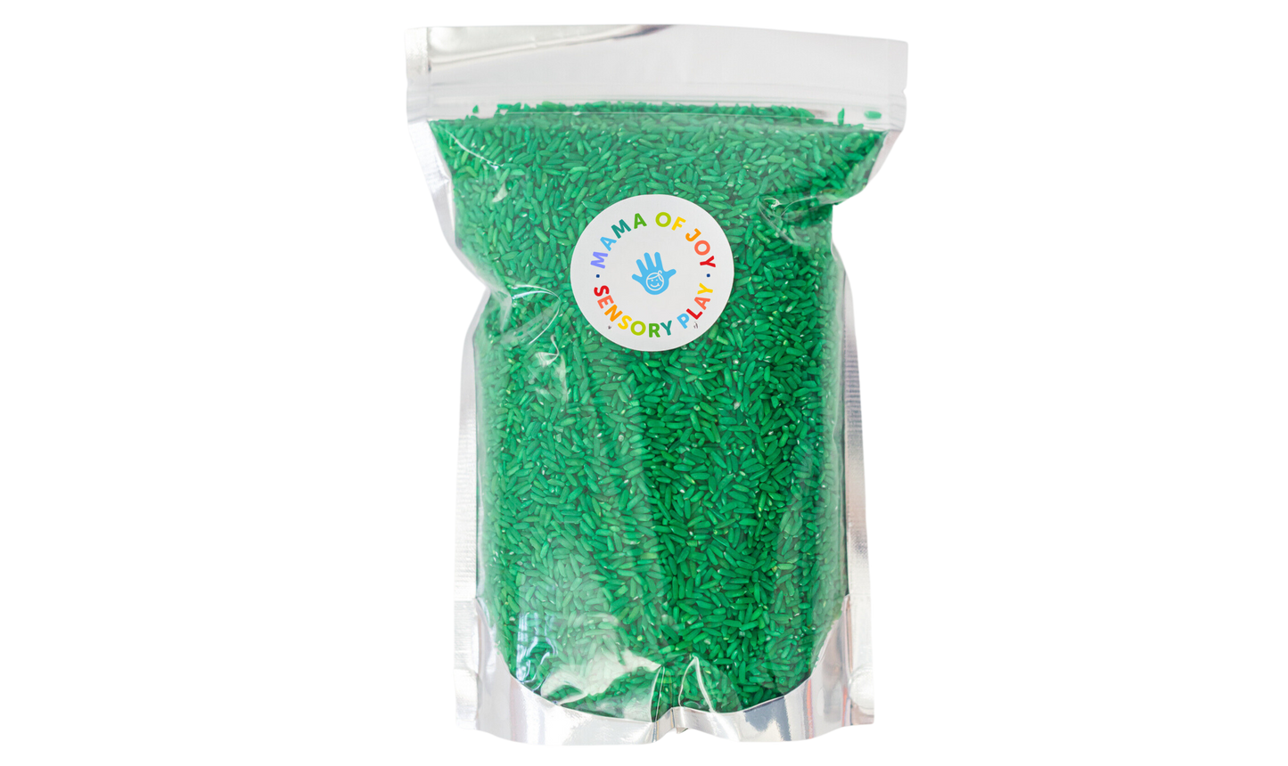 Colored Sensory Rice - 2 Lb Bag