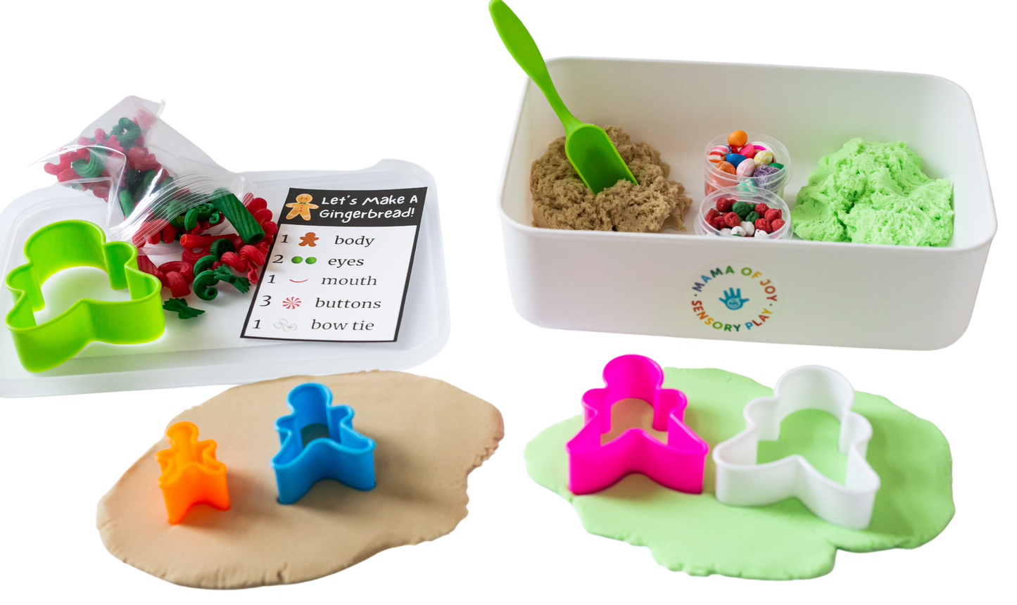 Gingerbread Mini Sensory Bin