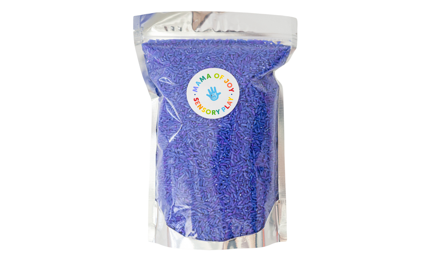 Colored Sensory Rice - 2 Lb Bag