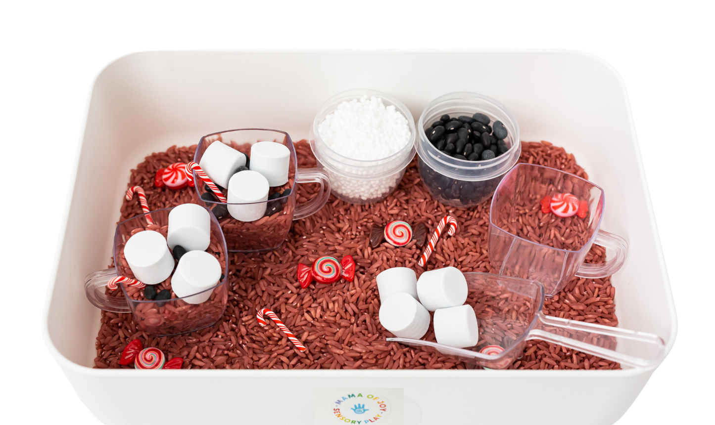 Hot Cocoa Mini Sensory Bin