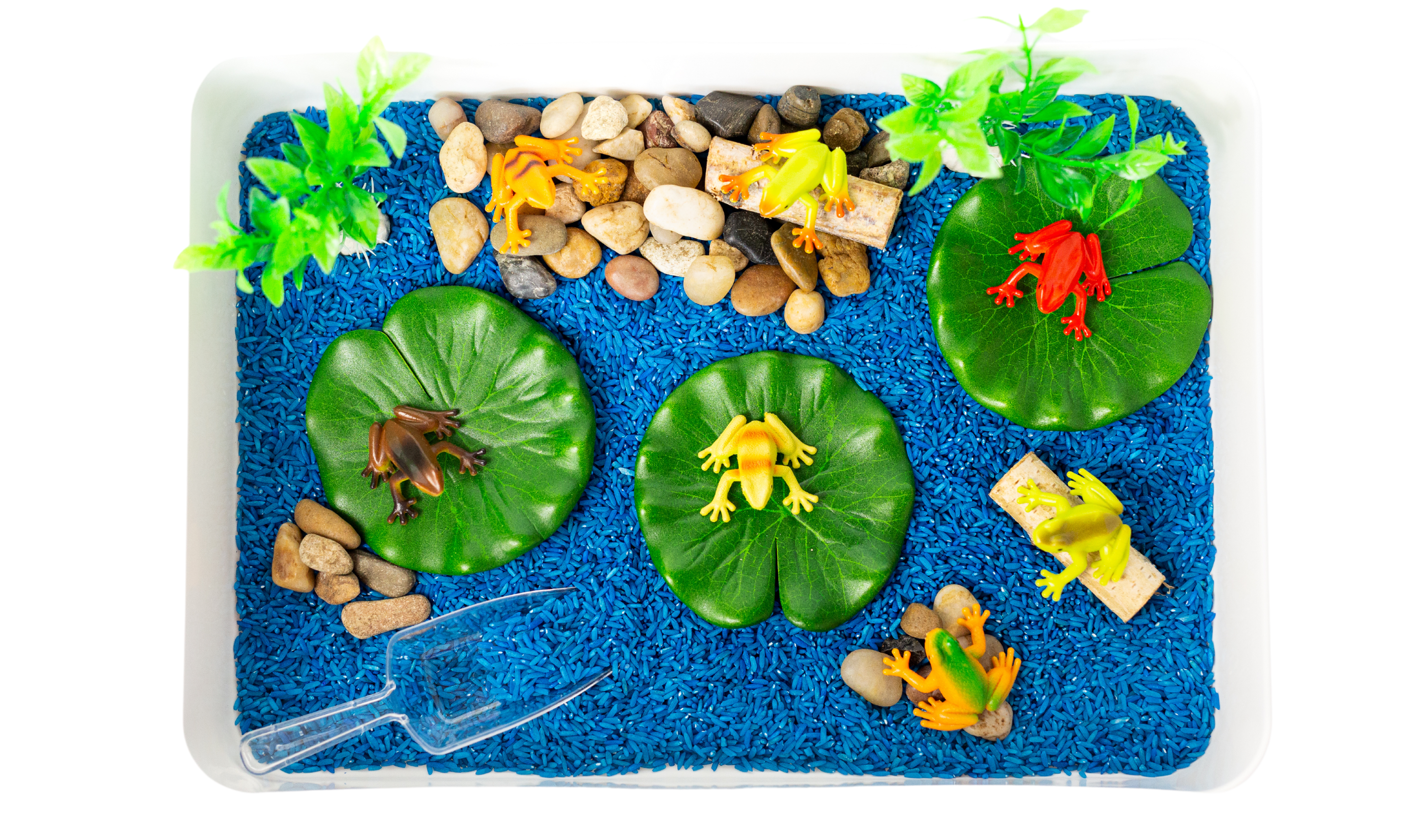 Water Beads for Kids - Sea Turtle Sensory Bin