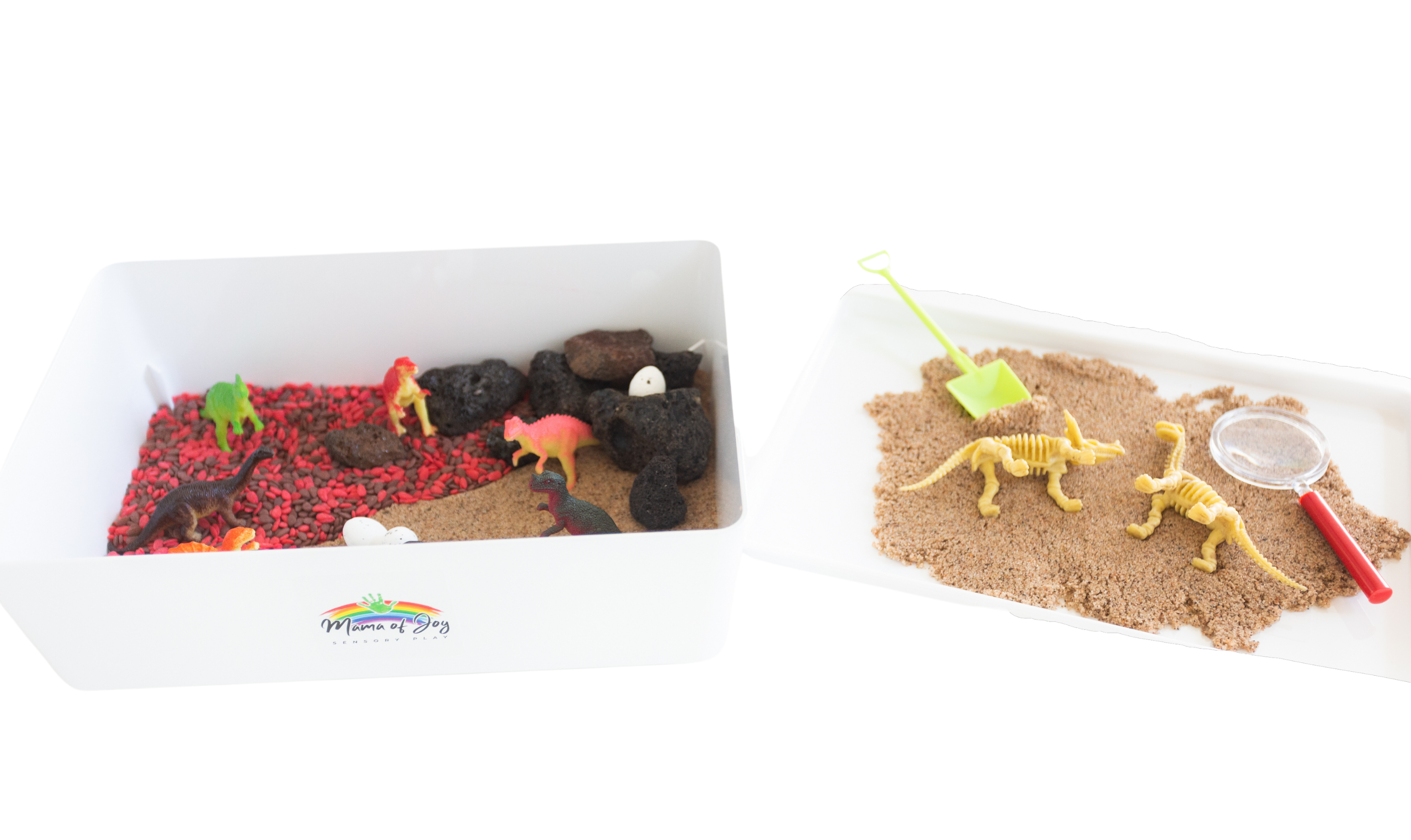 Dinosaur Sensory Bin. (Travel Size)