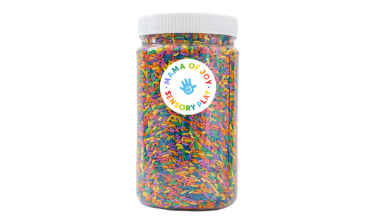 Rainbow Rice - 2 Lb Jar