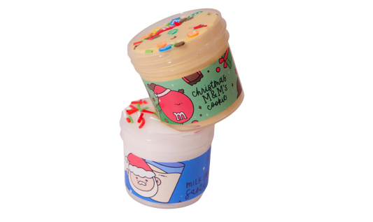 Santa's Milk and Cookies Slime