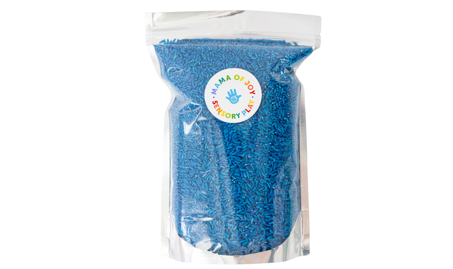 Colored Sensory Rice - 2 Lb Bag