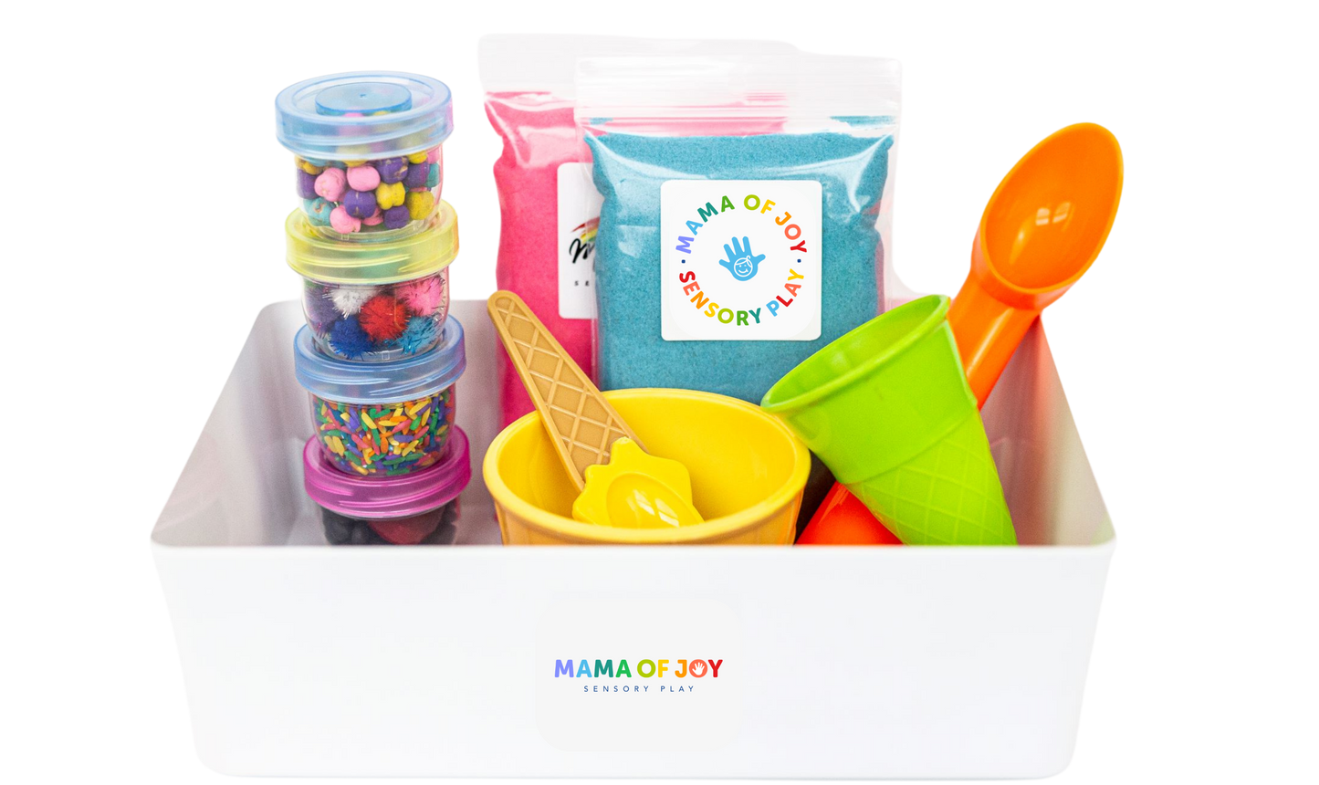 Ice Cream SANDAES Mini Sensory Bin