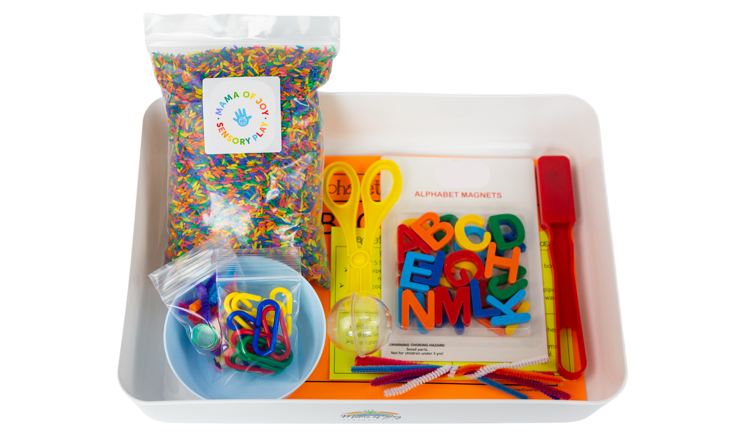 Magnetic Scavenger Hunt Sensory Bin