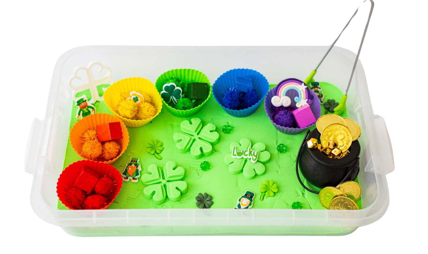 St. Patrick’s Day Sensory Bin