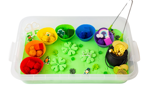 St. Patrick’s Day Sensory Bin