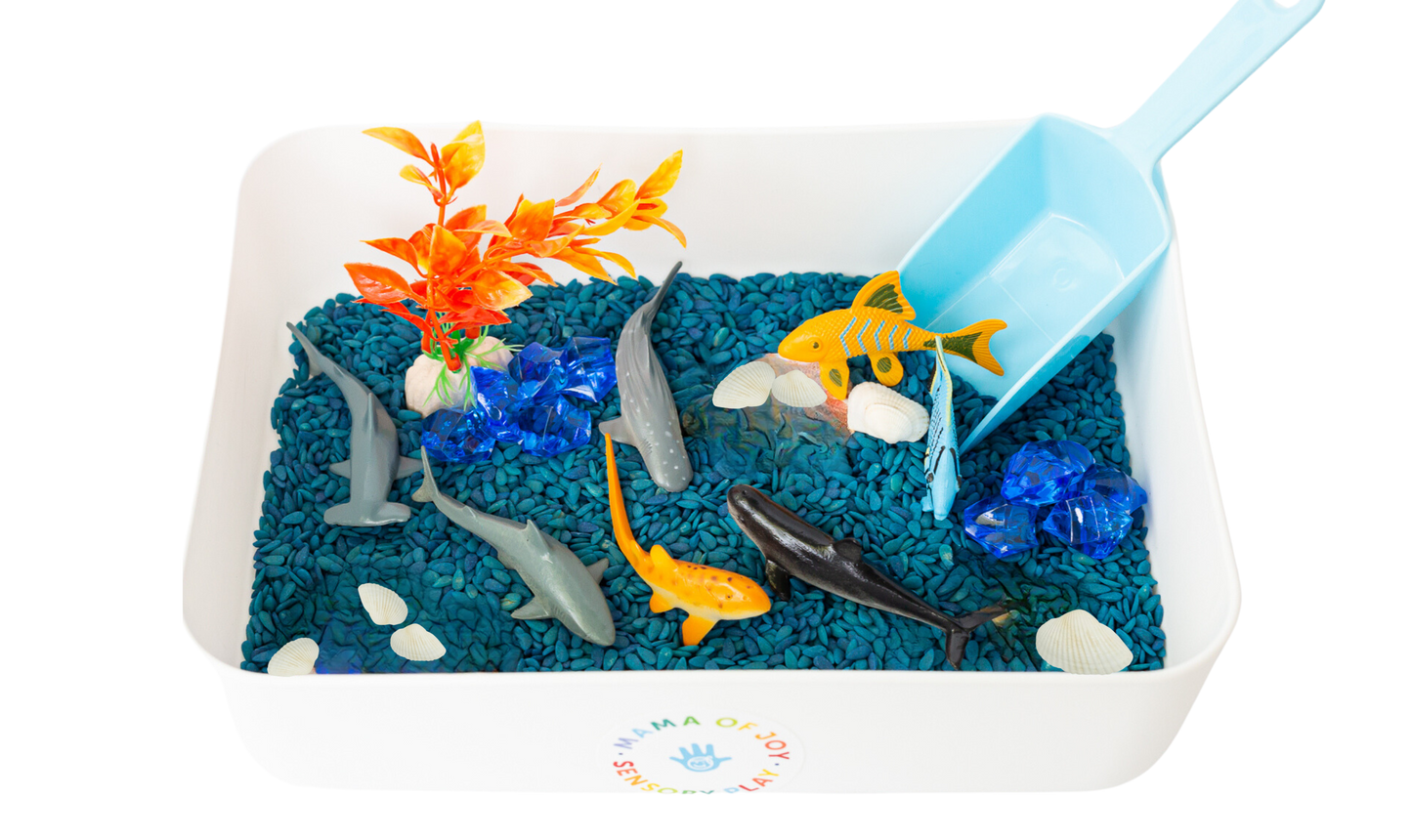 Mini Shark Sensory Bin