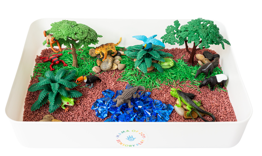 Rainforest Sensory Bin