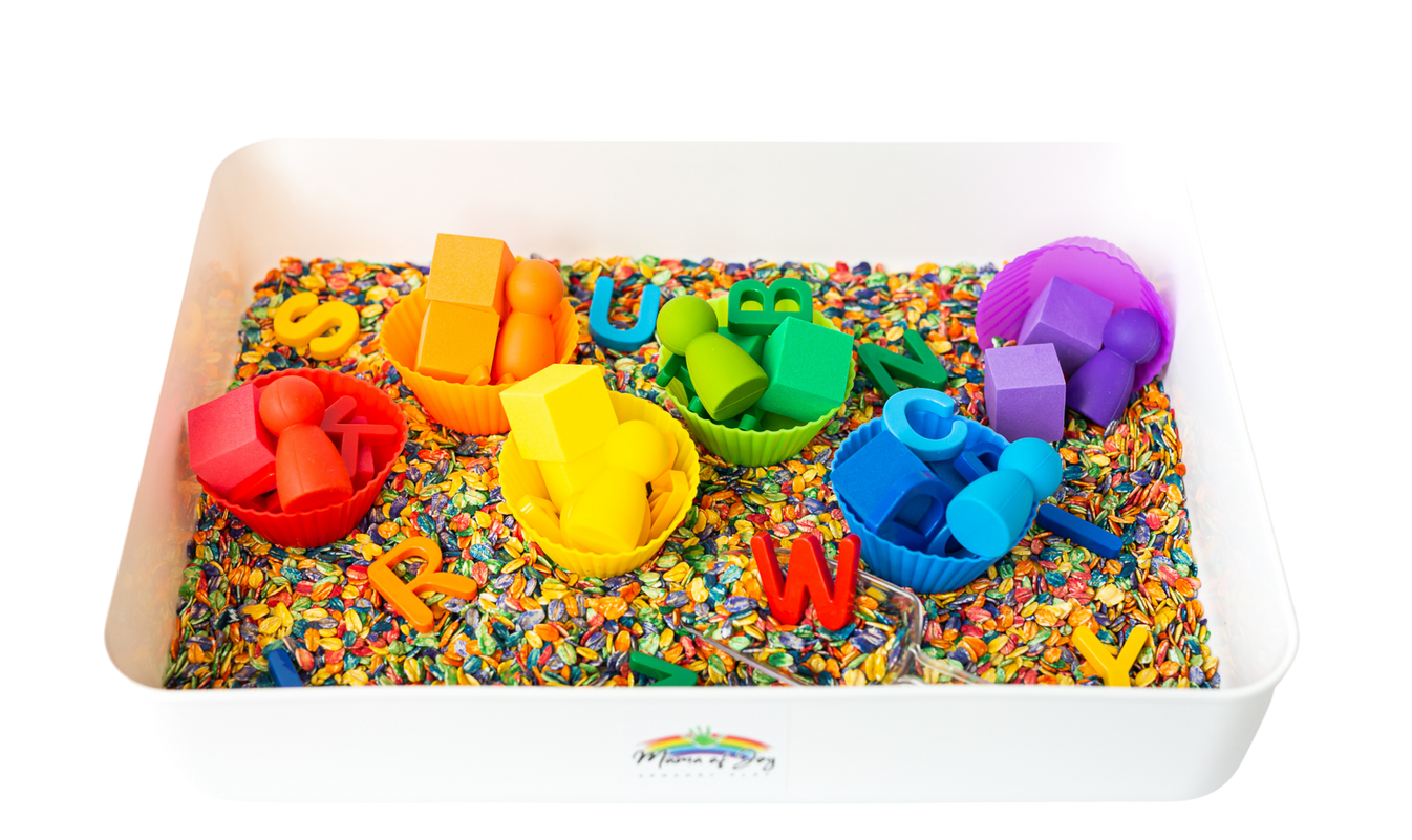 My First Sensory Bin Mama of Joy Sensory Play