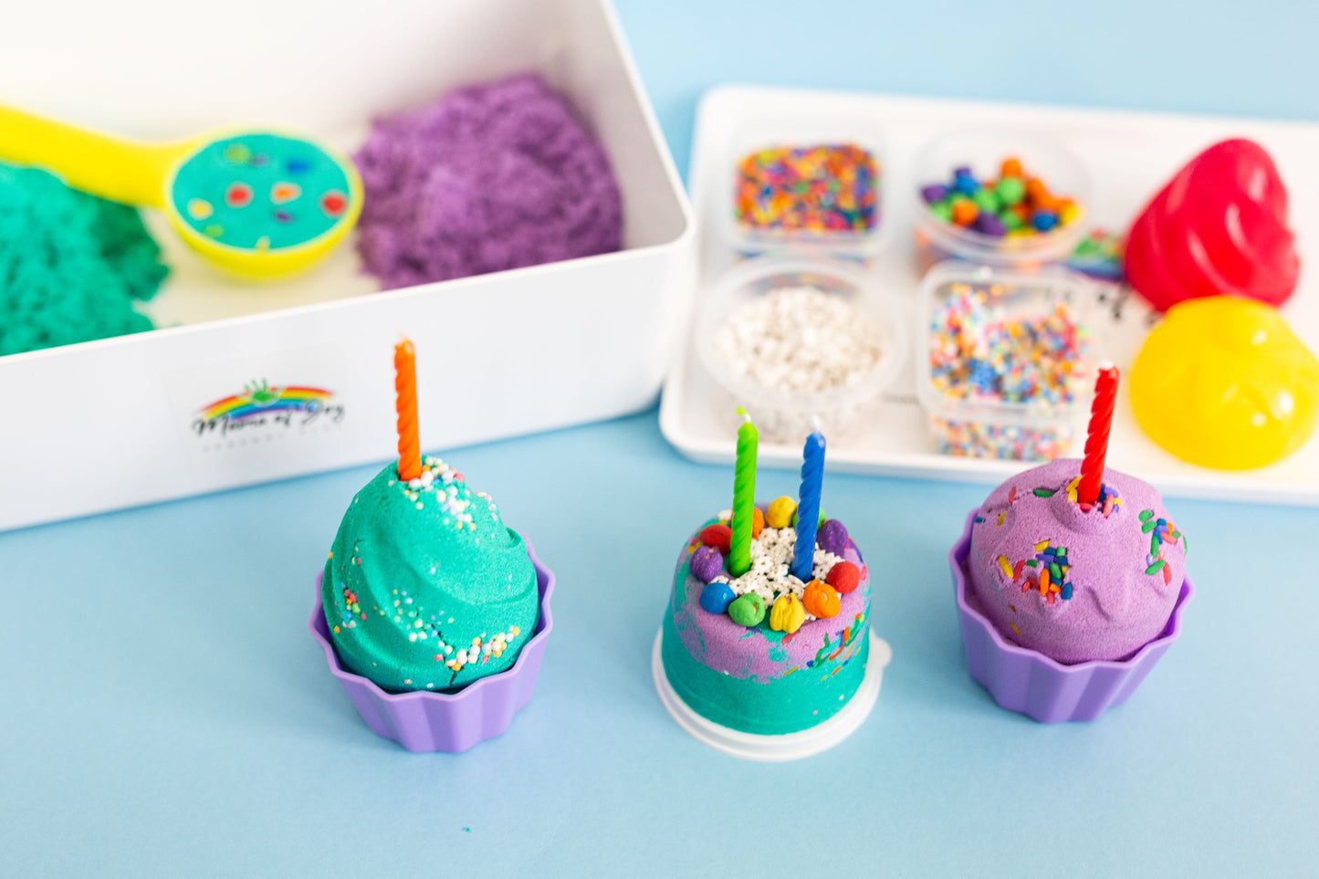 Cupcake Mini Sensory Bin