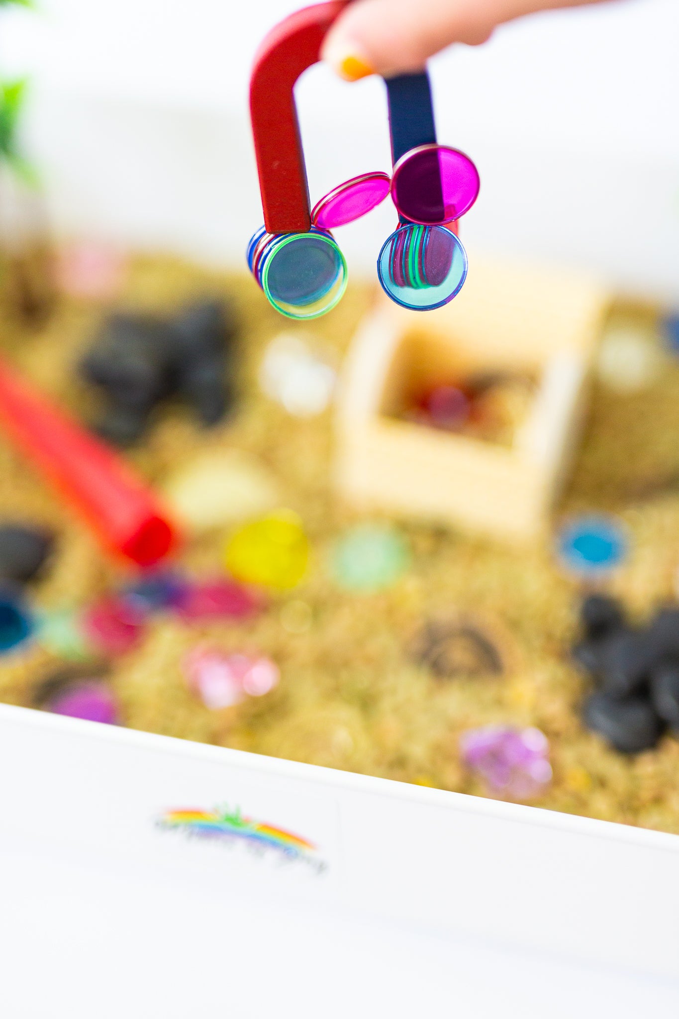 Treasure Hunt Sensory Bin